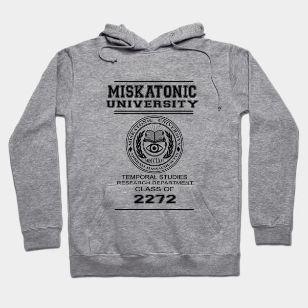 Miskatonic University Temporal studies department - HP Lovecraft Hoodie by Duckfieldsketchbook01